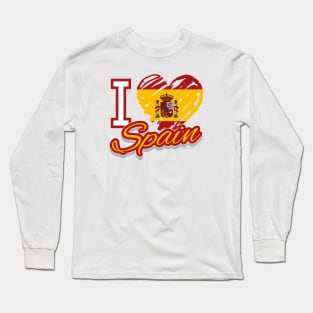 I Love Spain Long Sleeve T-Shirt